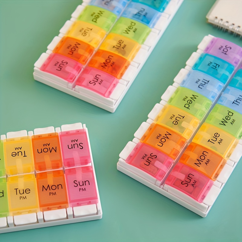 Large Capacity Pill Storage Box for Travel